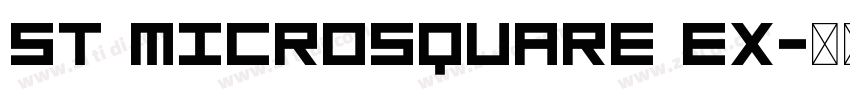 ST MicroSquare Ex字体转换